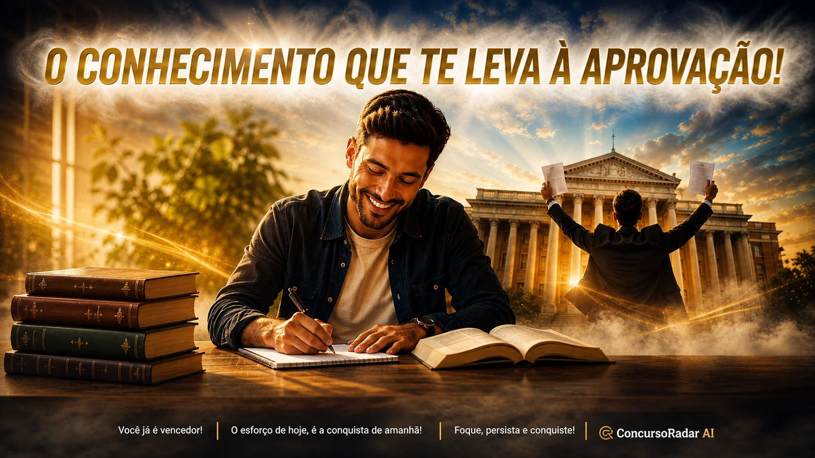 O conhecimento que te leva à aprovação - ConcursoRadar Loja